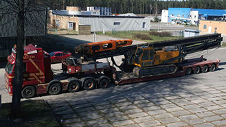 lielgabarīta pārvadājumi būvtehnikai