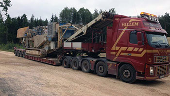 negabarīta pārvadājumi transportējot tehniku 