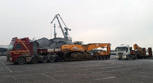 negabarīta pārvadājumi transportējot tehniku 